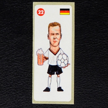 Crazy Football No. 22 dunkin Bubble Gum Sticker
