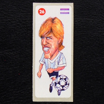 Crazy Football No. 26 dunkin Bubble Gum Sticker