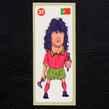 Crazy Football No. 37 dunkin Bubble Gum Sticker