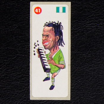 Crazy Football No. 41 dunkin Bubble Gum Sticker