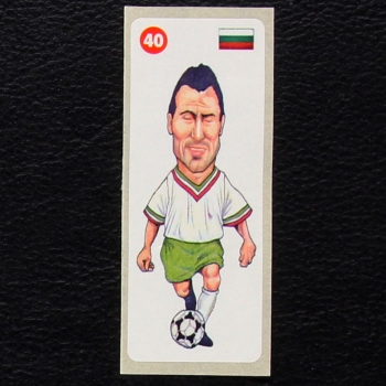 Crazy Football No. 40 dunkin Bubble Gum Sticker