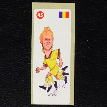 Crazy Football No. 45 dunkin Bubble Gum Sticker