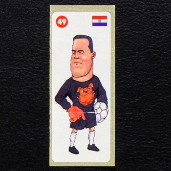 Crazy Football No. 49 dunkin Bubble Gum Sticker
