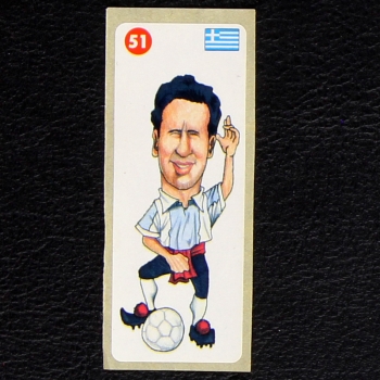 Crazy Football No. 51 dunkin Bubble Gum Sticker