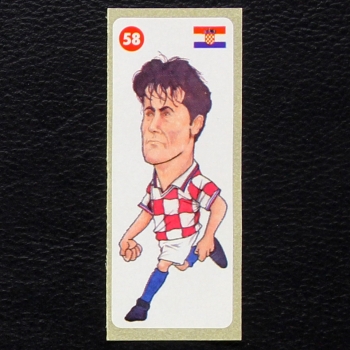 Crazy Football No. 58 dunkin Bubble Gum Sticker