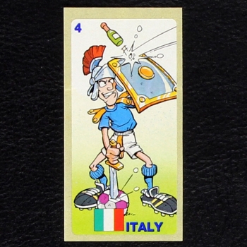 World Football 1994 No. 4 dunkin Bubble Gum Sticker