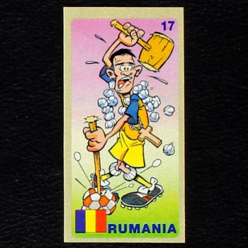 World Football 1994 No. 17 dunkin Bubble Gum Sticker