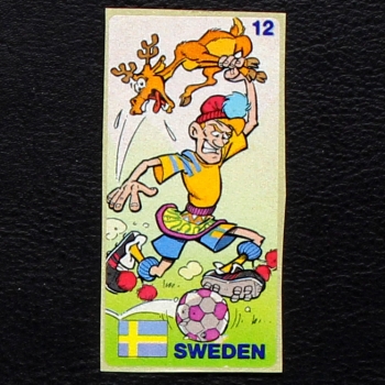 World Football 1994 No. 12 dunkin Bubble Gum Sticker
