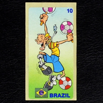 World Football 1994 No. 10 dunkin Bubble Gum Sticker