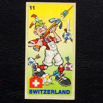World Football 1994 No. 11 dunkin Bubble Gum Sticker