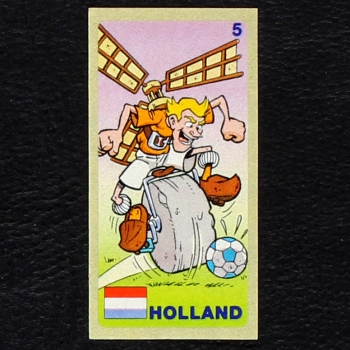 World Football 1994 No. 5 dunkin Bubble Gum Sticker
