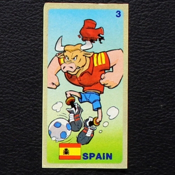 World Football 1994 No. 3 dunkin Bubble Gum Sticker