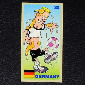 World Football 1994 No. 30 dunkin Bubble Gum Sticker