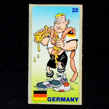 World Football 1994 No. 25 dunkin Bubble Gum Sticker