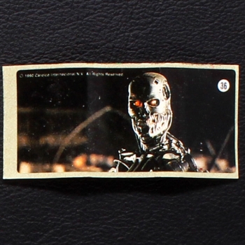 Terminator 2 No. 36 dunkin Bubble Gum Sticker