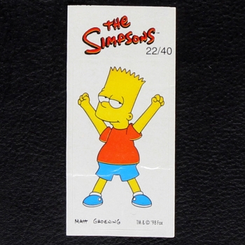 The Simpsons No. 22 Fleer Bubble Gum Sticker