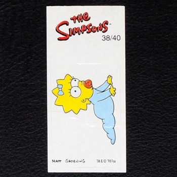 The Simpsons No. 38 Fleer Bubble Gum Sticker