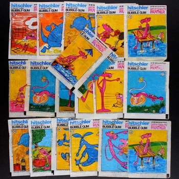 Der Rosarote Panther Hitschler 18 Kaugummi Bilder