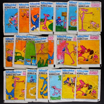 Der Rosarote Panther Hitschler 21 Kaugummi Bilder