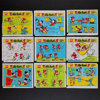 Fix und Foxi Maple Leaf ML 9 Kaugummi Bilder