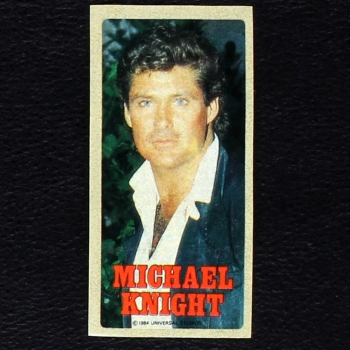 Knight Rider dunkin Bubble Gum Sticker