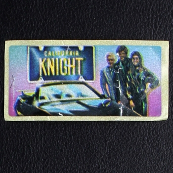 Knight Rider dunkin Bubble Gum Sticker