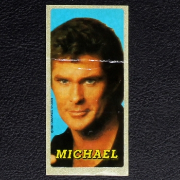 Knight Rider dunkin Bubble Gum Sticker
