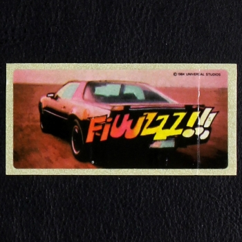 Knight Rider dunkin Bubble Gum Sticker