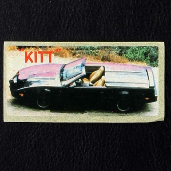 Knight Rider dunkin Bubble Gum Sticker
