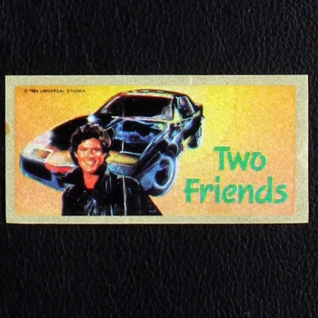 Knight Rider dunkin Bubble Gum Sticker