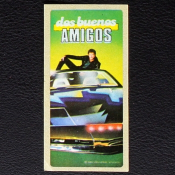 Knight Rider dunkin Bubble Gum Sticker