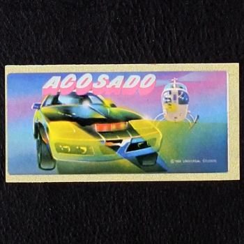 Knight Rider dunkin Bubble Gum Sticker