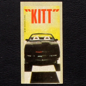 Knight Rider dunkin Bubble Gum Sticker