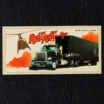 Knight Rider dunkin Bubble Gum Sticker