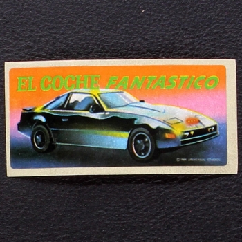 Knight Rider dunkin Bubble Gum Sticker