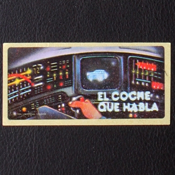 Knight Rider dunkin Bubble Gum Sticker