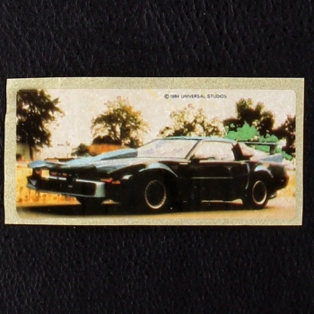 Knight Rider dunkin Bubble Gum Sticker