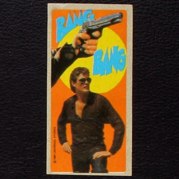 Knight Rider dunkin Bubble Gum Sticker