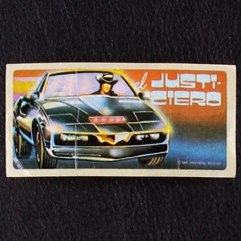 Knight Rider dunkin Bubble Gum Sticker