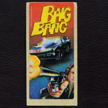 Knight Rider dunkin Bubble Gum Sticker