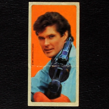 Knight Rider dunkin Bubble Gum Sticker