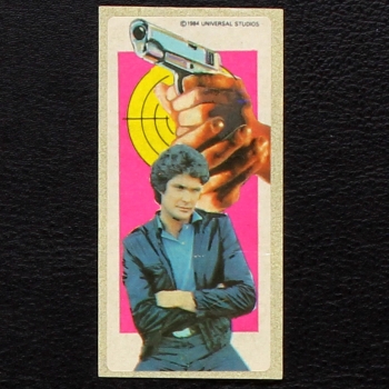 Knight Rider dunkin Bubble Gum Sticker