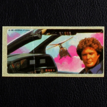 Knight Rider dunkin Bubble Gum Sticker
