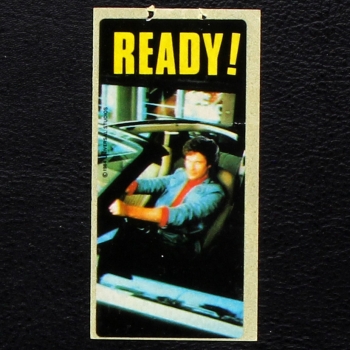 Knight Rider dunkin Bubble Gum Sticker