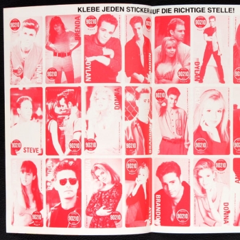 Preview: Beverly Hills 90210 2 Kuroczik Sticker Folder leer - Kaugummi Bilder