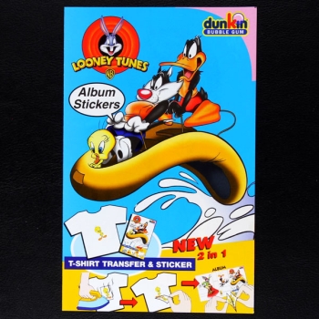 Looney Tunes dunkin Sticker Folder leer - Kaugummi Bilder
