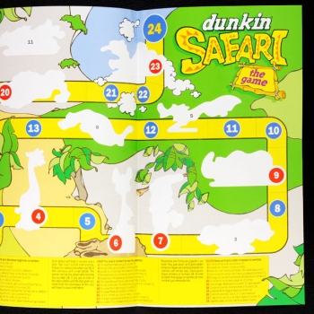 Safari the Game dunkin Sticker Folder leer - Kaugummi Bilder
