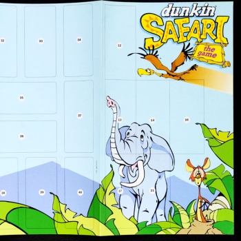 Preview: Safari the Game dunkin Sticker Folder leer - Kaugummi Bilder