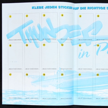 Preview: Thunder in Paradise Kuroczik Sticker Folder leer - Kaugummi Bilder