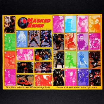 Preview: Masked Rider Vidal Kuroczik Sticker Folder - Kaugummi Bilder